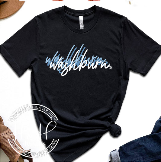 Washburn Script Stack - HHWU129 - Washburn Licensed