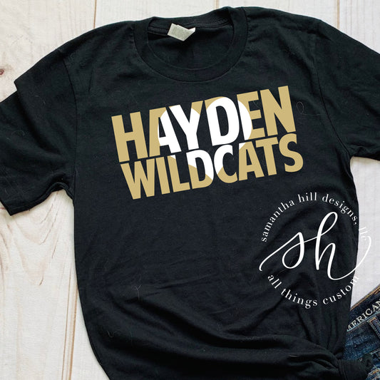 Hayden Wildcats Knockout Heart