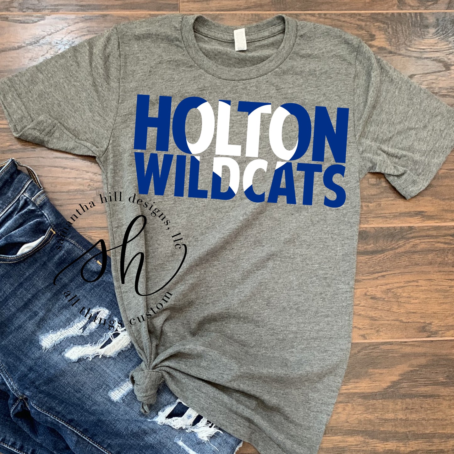 Holton Wildcats Knockout Heart