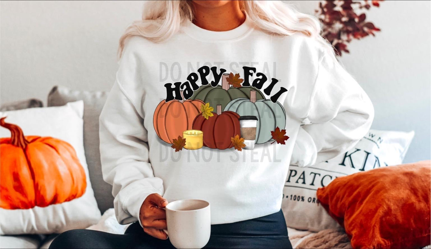 Happy Fall - Pumpkins, Coffee, Candles