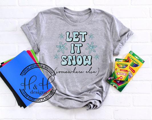Let it Snow (somewhere else)