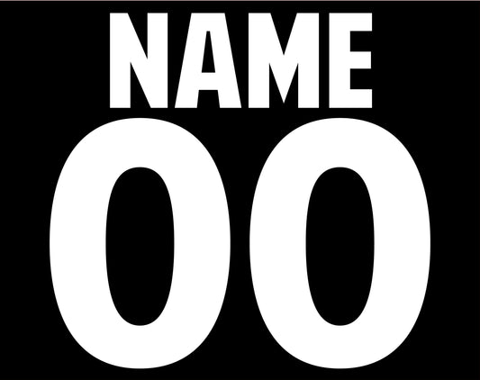 Add Name and/or Number to back of shirt