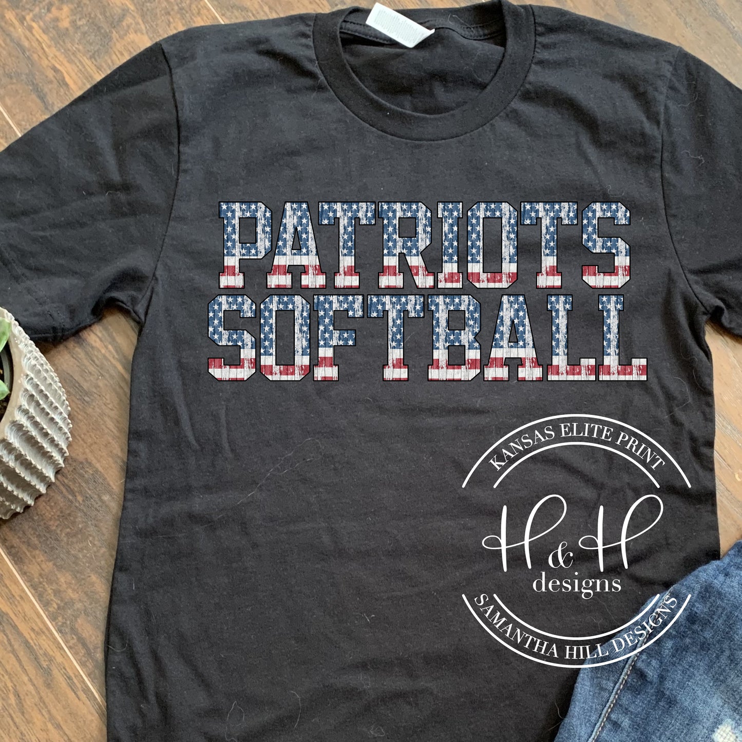 Patriots Softball Block - Topeka Patriots