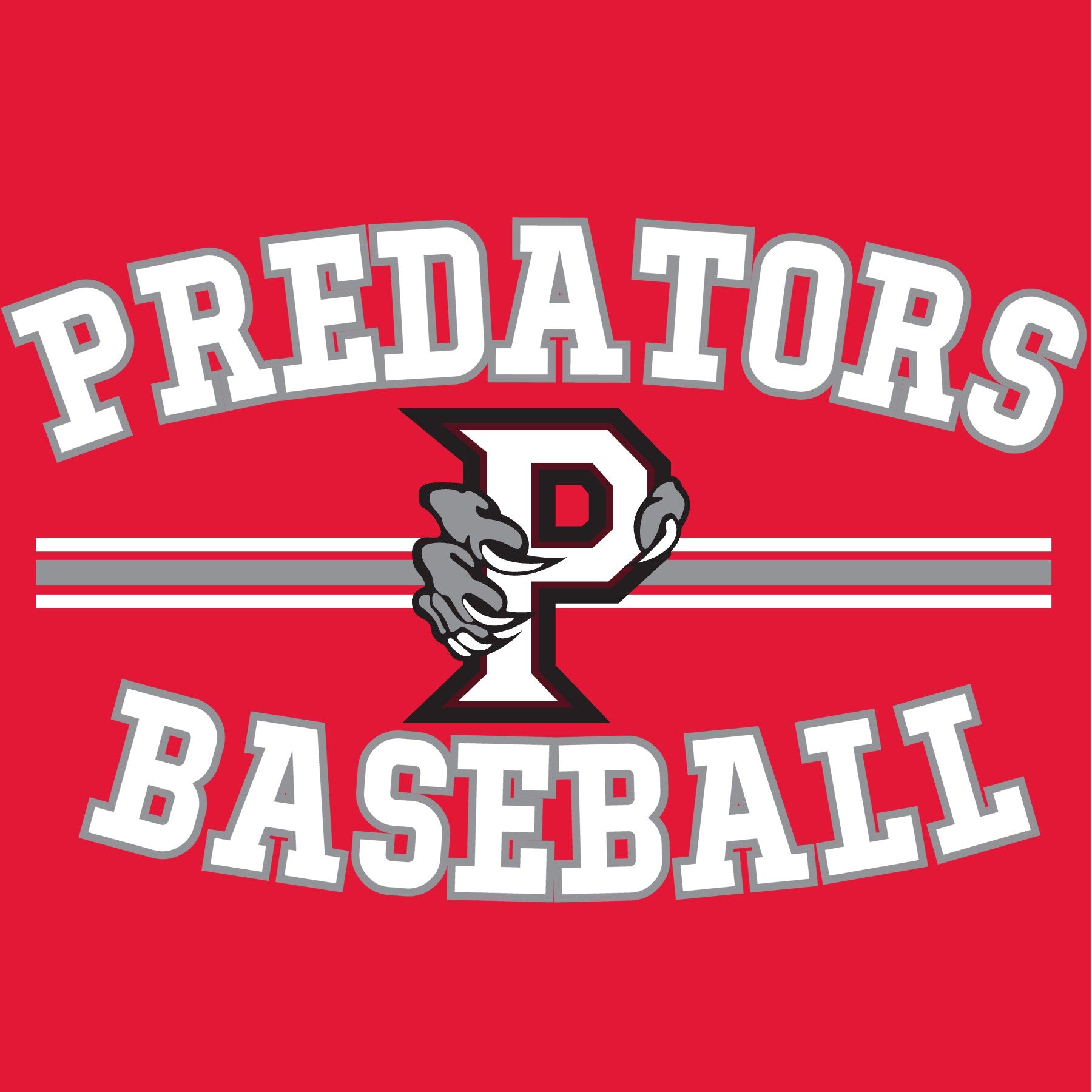Predators Baseball Bat Predators Triple Lines – H&H Designs LLC