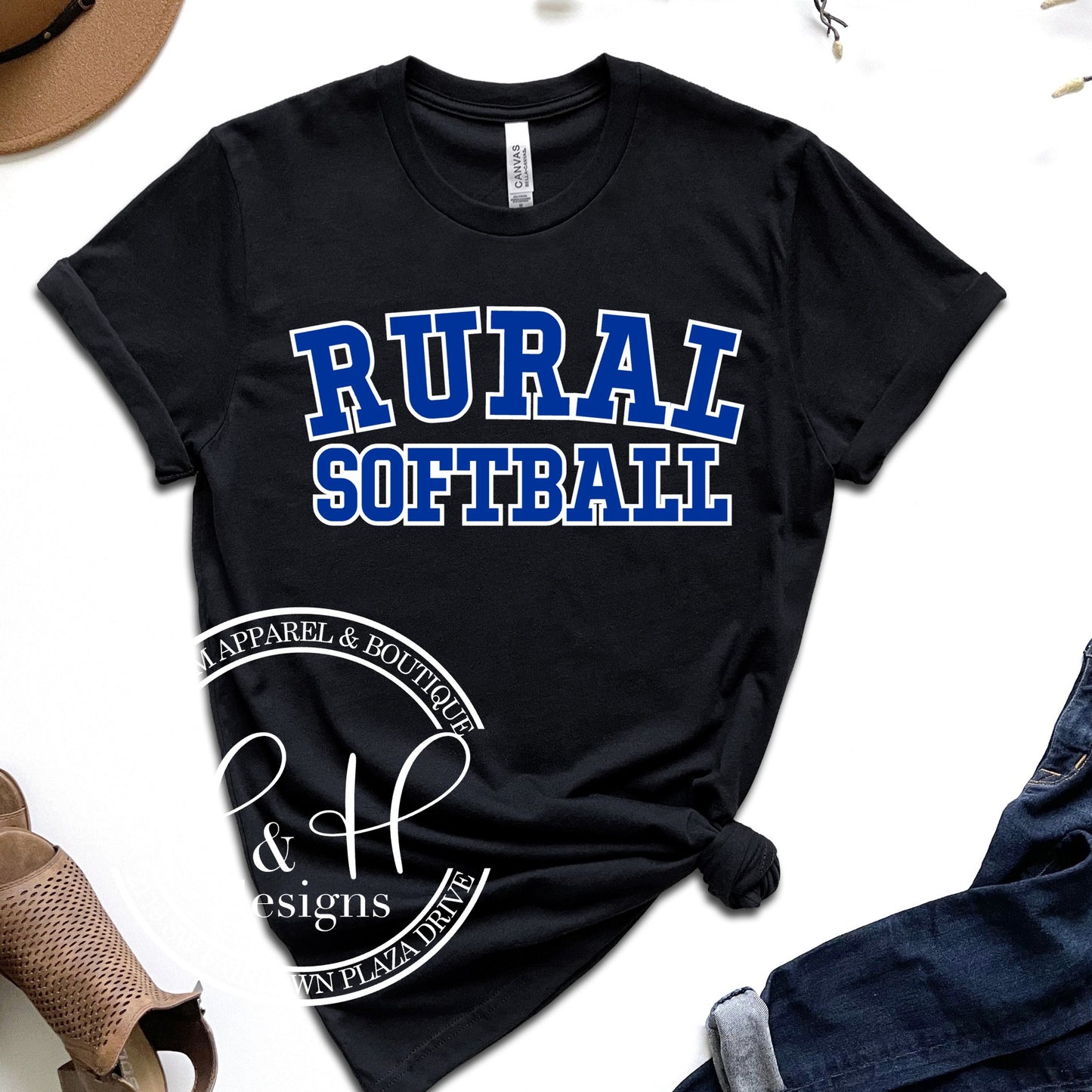 Rural Softball Mock Patch