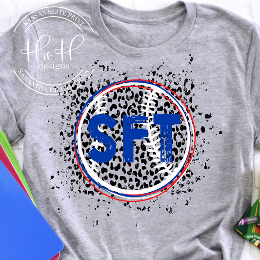 SFT Santa Fe Trail Baseball Leopard Splatter - Baseball - Softball - HH312
