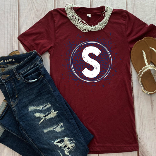 Seaman Vikings Round Leopard Splatter