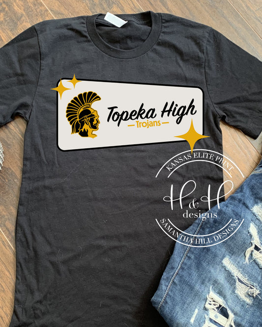 Topeka High Trojans Retro