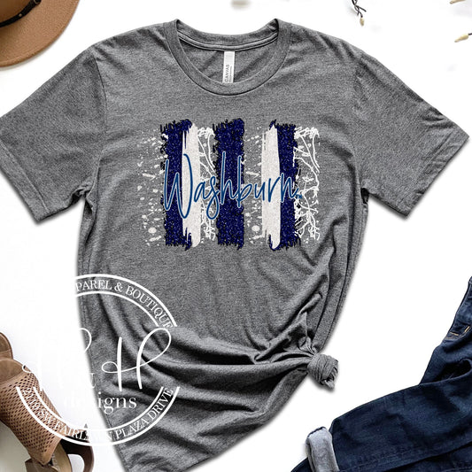 Washburn Glitter Brushstrokes - HHWU134 - Licensed Apparel