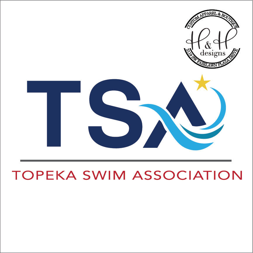 Large Tote Bag - Topeka Swim Association