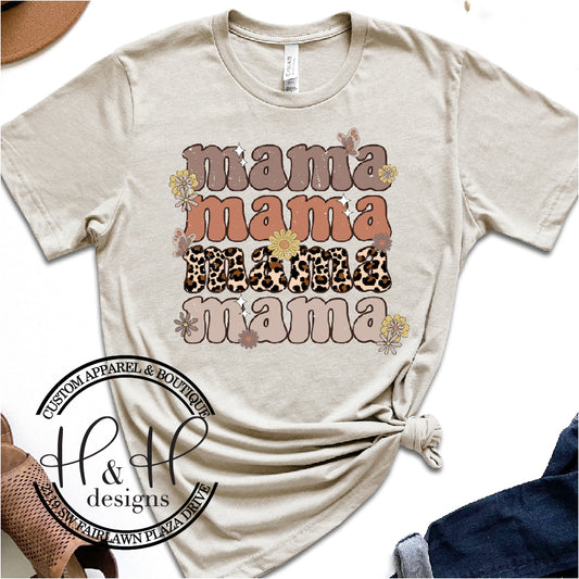 Mama Retro Floral Stack