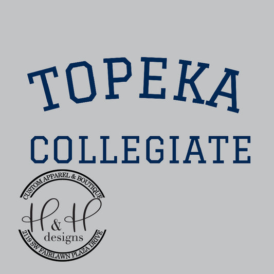 Blue Topeka Collegiate Block