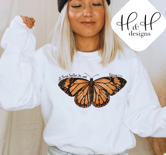 Monarch Butterfly - All things together for good