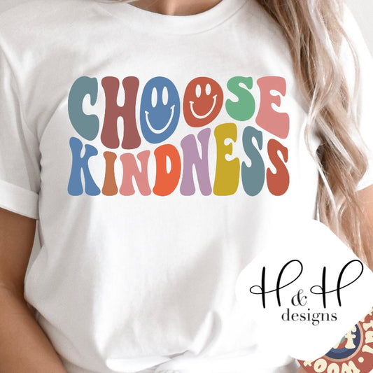 Choose Kindness Rainbow Smileys