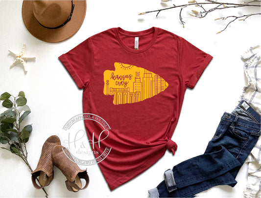 Kansas City Arrowhead Skyline