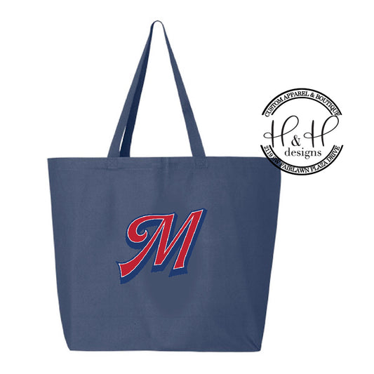 Large Tote Bag  - Mavericks Baseball