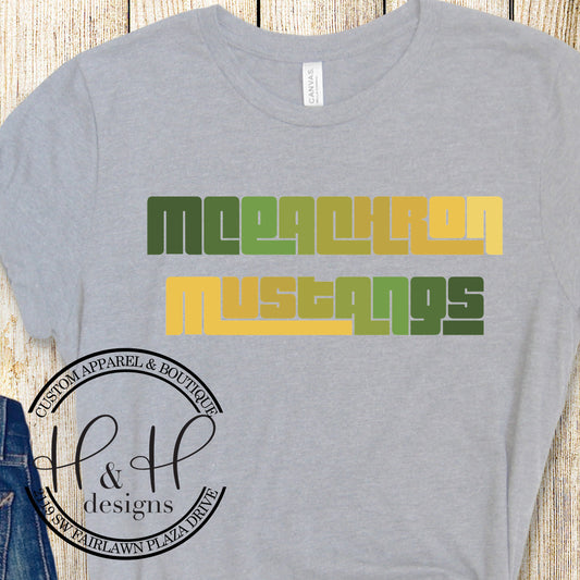 McEachron Mustangs Color Block