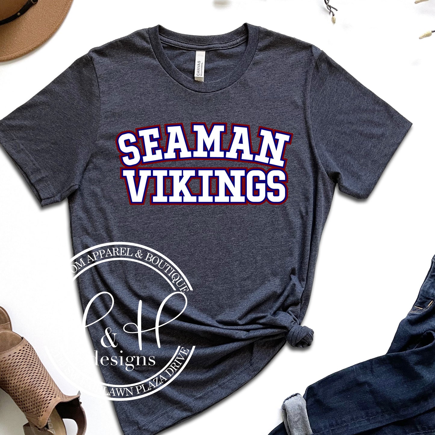 Seaman Vikings Mock Patch