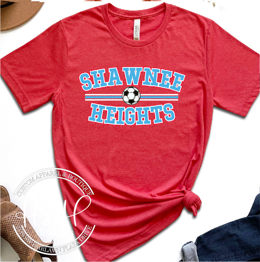 Shawnee Heights Soccer Mock Patch
