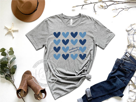 Washburn University Repeat Hearts HHWUMM120