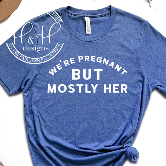 We're pregnant but mostly her - pregnancy announcement - gender reveal